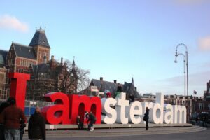Amsterdam Rijksmuseum Museumplein Park